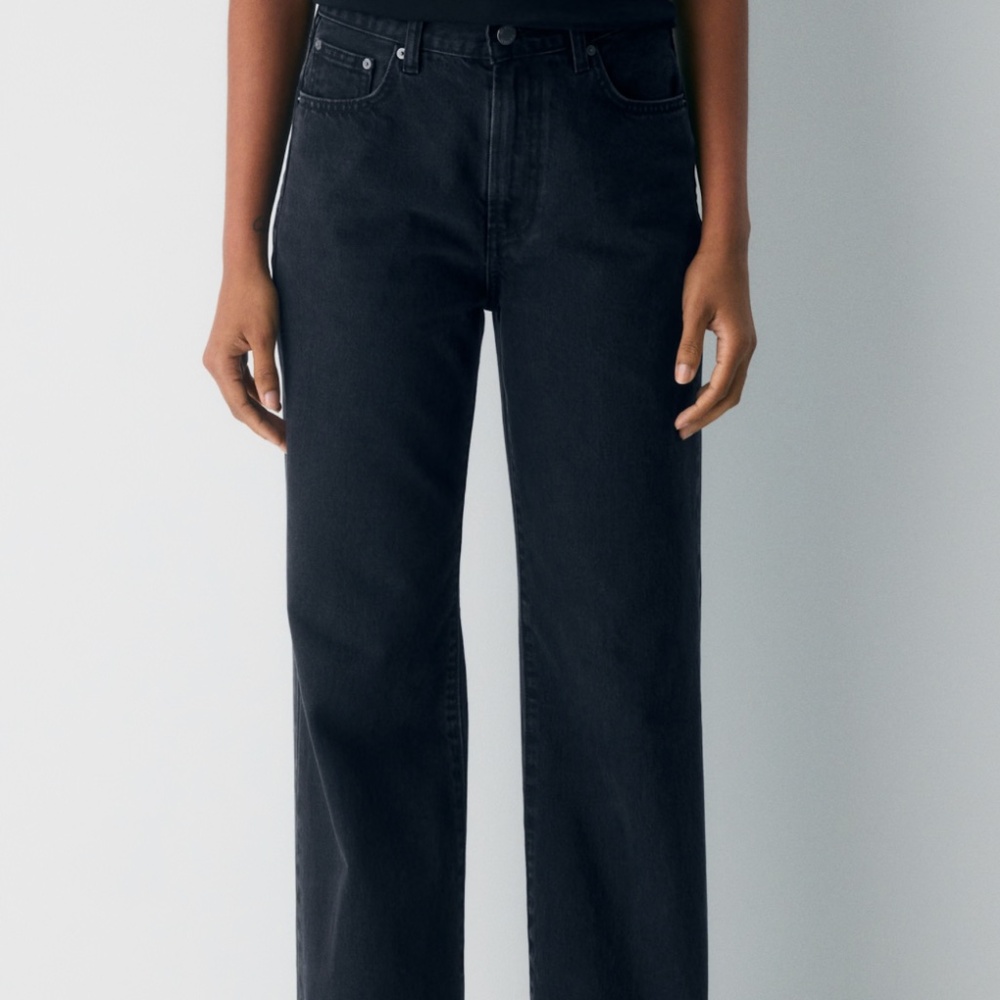 Denim Forum The Farrah Hi-Rise Wide Jean